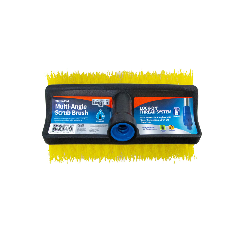 Unger Industrial LLC 964820C 10-Inch Waterflow Bi-Level Deck Scrub Brush