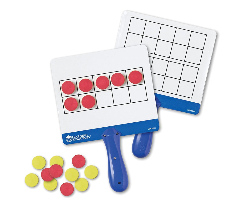 Learning Resources Magnetic Ten Frame Boards - 6 1/4" x 7" (boards), Multi (LER6645)