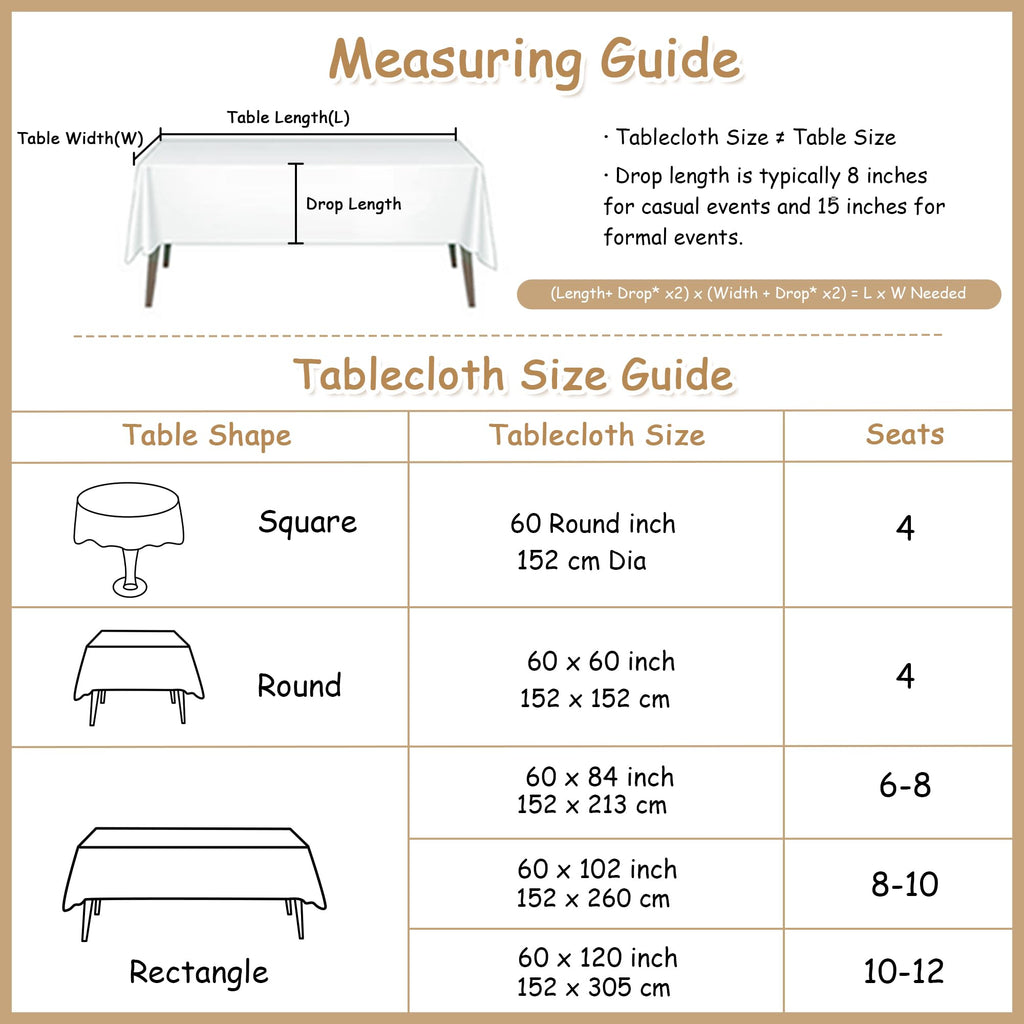 MYSKY HOME Faux Linen Table Cloth Nappe Table Rectangulaire 60x84 Inch, Boho Tablecloth Dustproof Table Cover for Kitchen Party Holiday Christmas Wedding Banquet, Beige with Beige Tassels