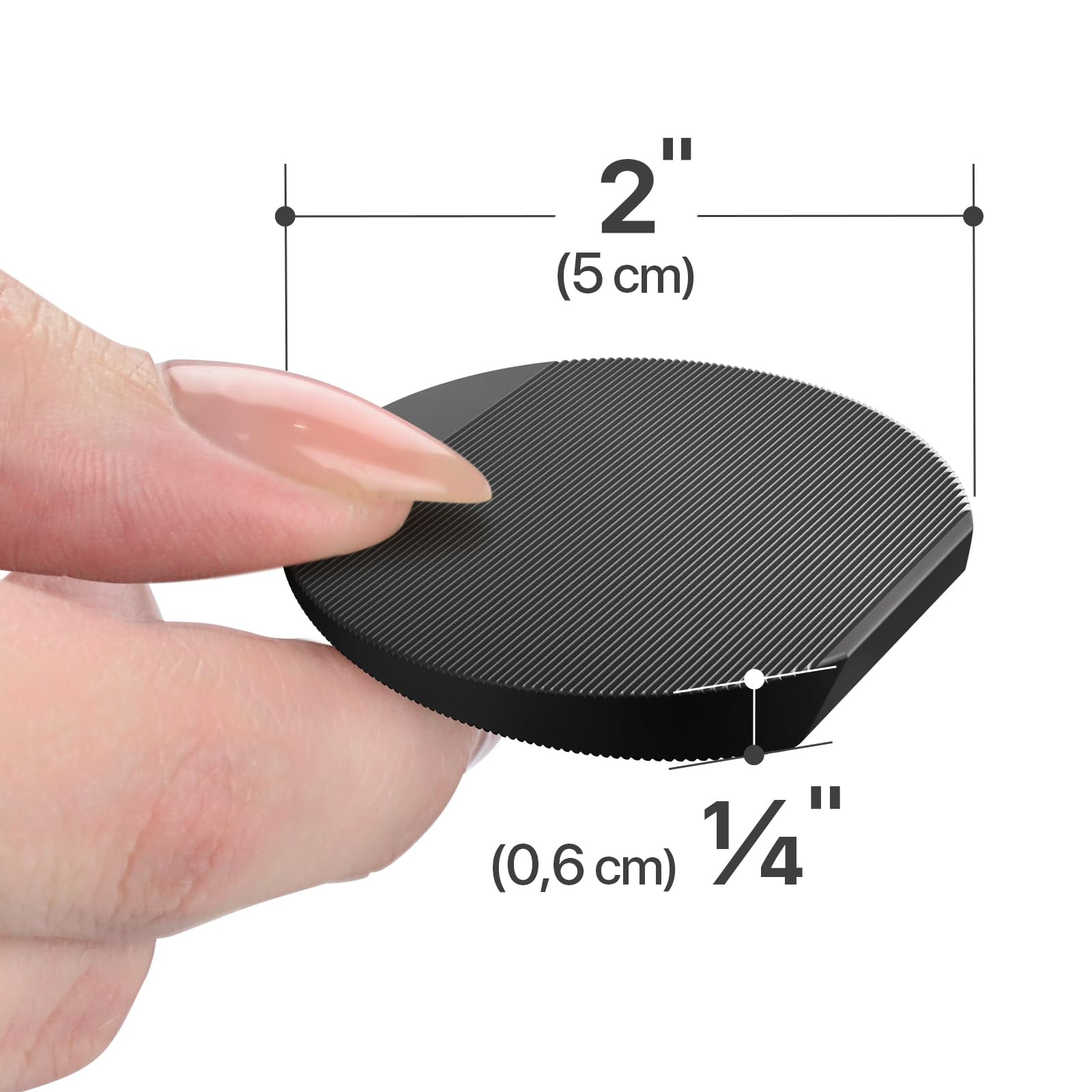X-Protector Furniture Levelers - 30 PCS 2" - Black Rubber Shims for Leveling - Multi-Purpose Furniture Leveling Feet to Prevent Furniture from Wobbling - Good for All Kinds of Furniture!