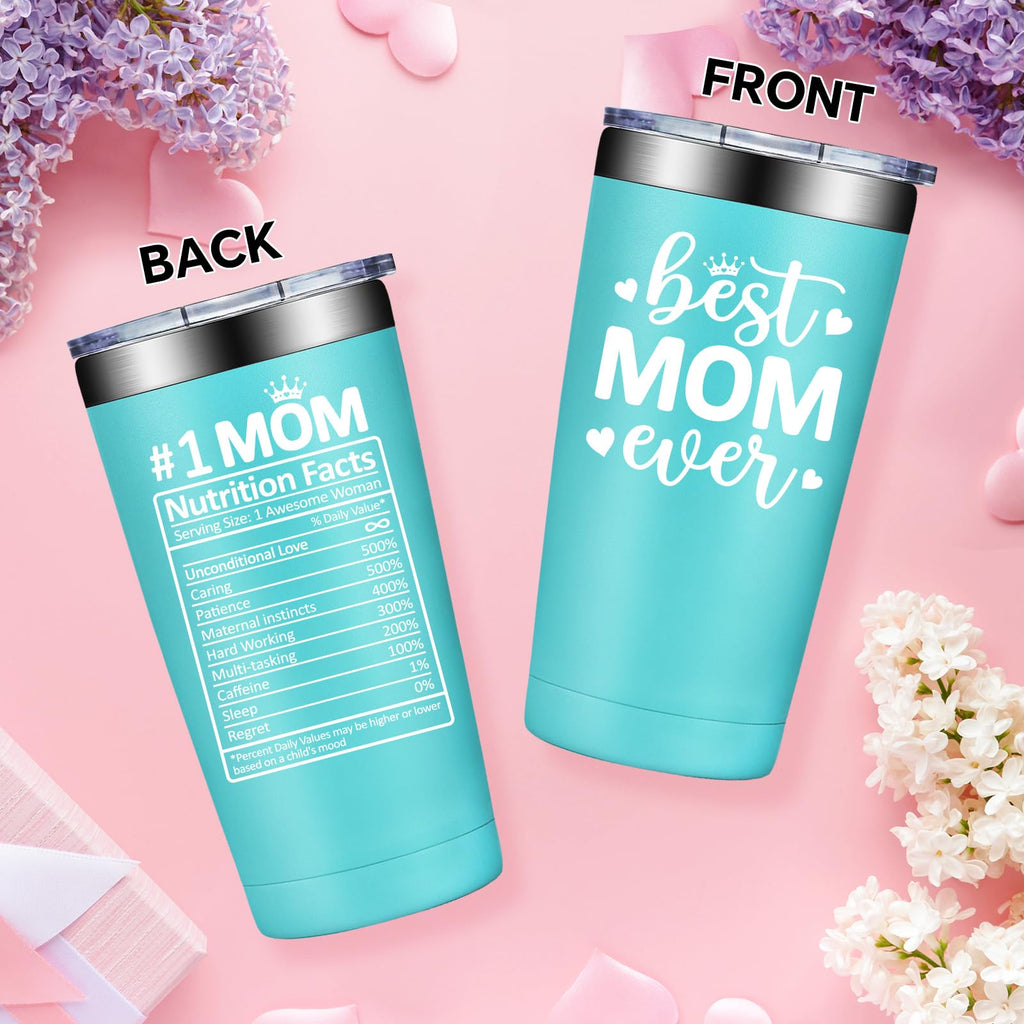 SpenMeta Gifts for Mom - Mothers Day Christmas Birthday Gifts for Mom from Daughter, Son - 20oz Vacuum Insulation Tumbler