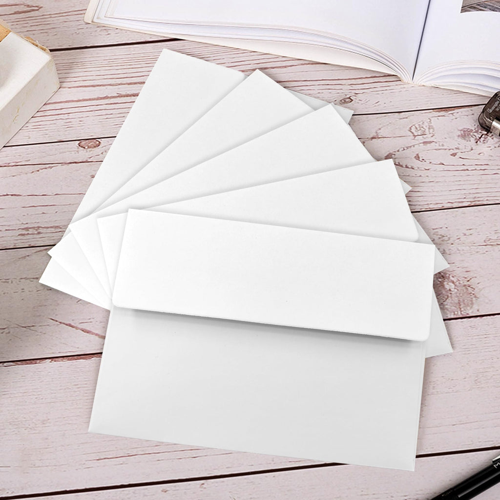 VANRA 150 Pack A6 Invitation Envelopes for 4x6 Greeting Cards Self Seal A6 White Envelopes Bulk Gummed Flap for Wedding Invitations