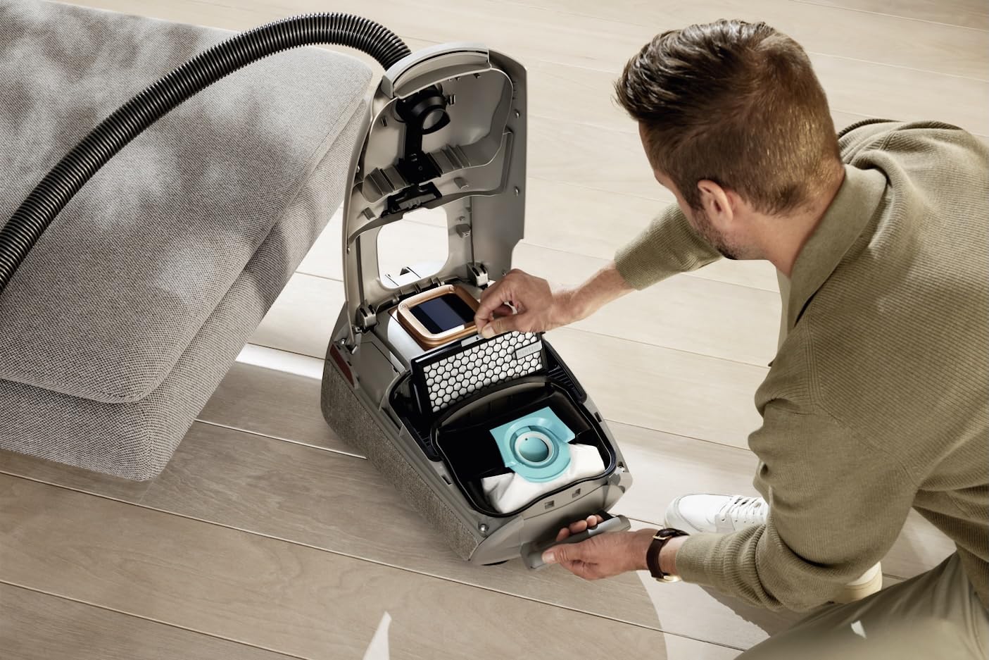 Miele Original Active AirClean Filter SF-AA 50 for Miele Complete C2, Complete C3, Compact C1, and Compact C2 vacuum cleaners