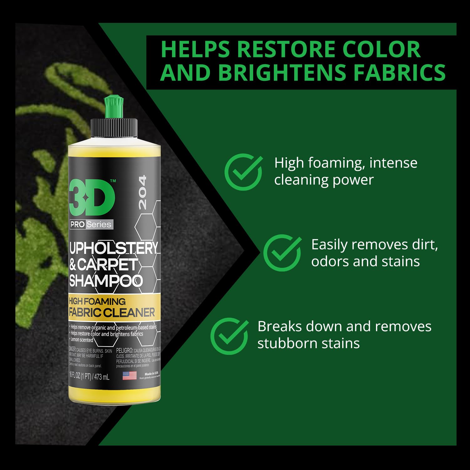 Upholstery & Carpet Shampoo 16 oz