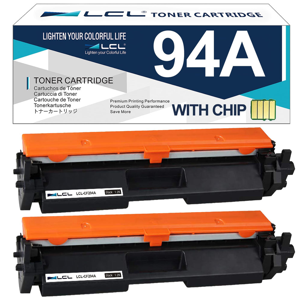 LCL Compatible Toner Cartridge for HP 94A CF294A (2-Pack,Black) for HP LaserJet Pro M118 M118dw MFP M148 M148dw M148fdw M149fdw