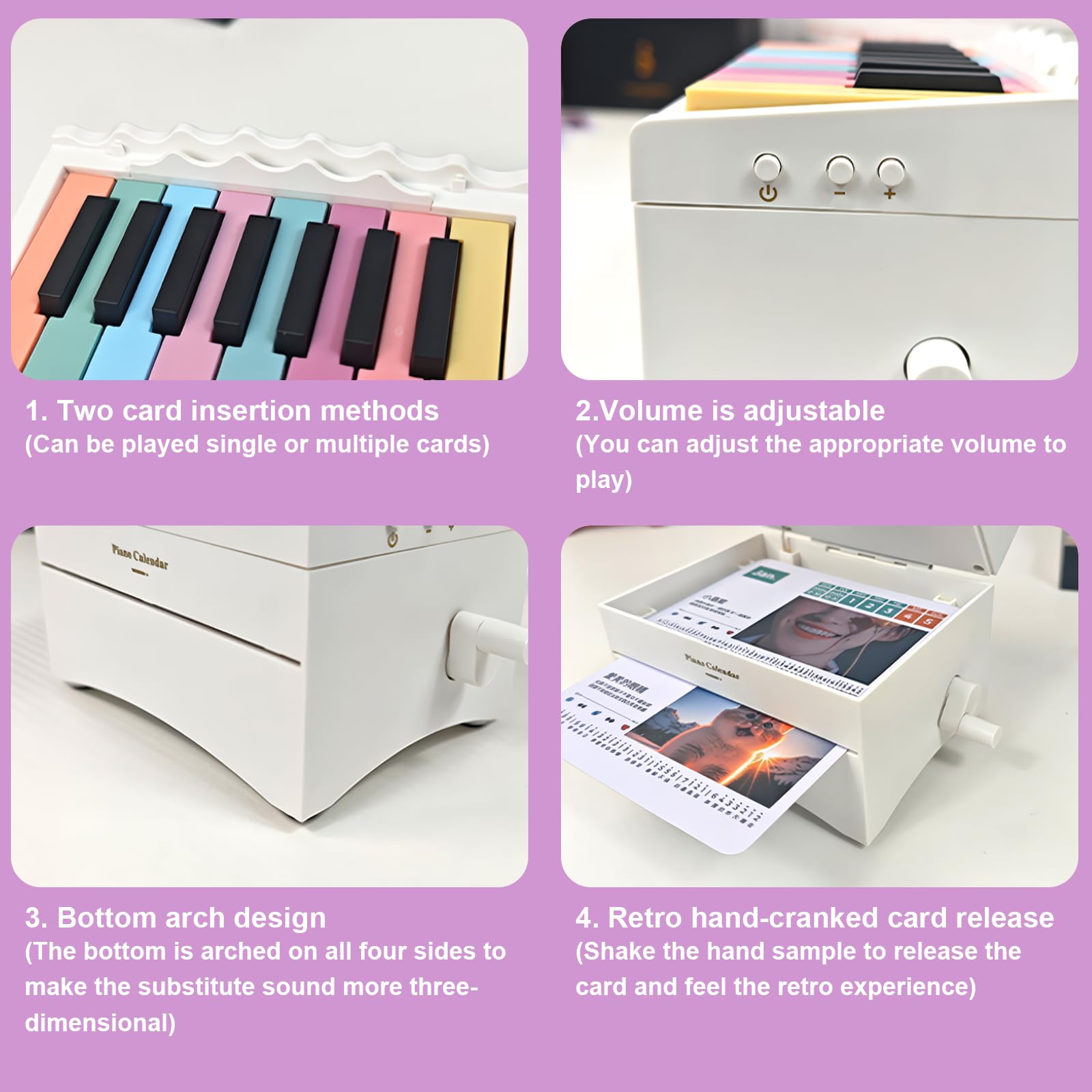 Piano Calendar 2026 Desk Calendar, Playable Piano Desk Calendar 2026, Swift Mini Piano Calendar With 52 Weeks of Music Sheets, Mini Piano Calendar 27 Cards Gifts for T Swift Fans Home Decor - White