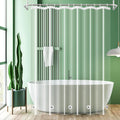 UFRIDAY Clear Shower Curtain Liner PEVA, Extra Long Bathroom Curtain Waterproof with 5 Magnets Bottom, for Home/Hotel, 72 x 78 inch