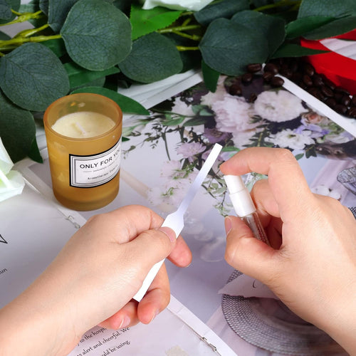 1000Pcs Perfume Tester Strips, Disposable Perfume Paper Strips, White Disposable Paper Test Strip, Blotter Strips Pa_per Test Strips for Aromatherapy Testing Perfume Fragrances Essential Oil Scents