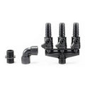 Aquascape 3-Way Valve 3/4" MPT x 3/4" Barb – Multi-Outlet Pump Plumbing Connector for Ponds, Fountains & Water Features, 88026