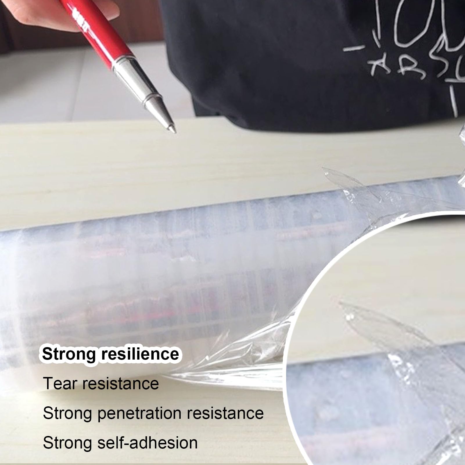 AMOGATO Stretch Film - 15 Inch x 1000 Feet x 2 Pack, Heavy Duty Clear Stretch Wrap, Strong, Residue-Free, Easy to Use, 60 Gauge Stretch Wrap Film for Moving and Packaging
