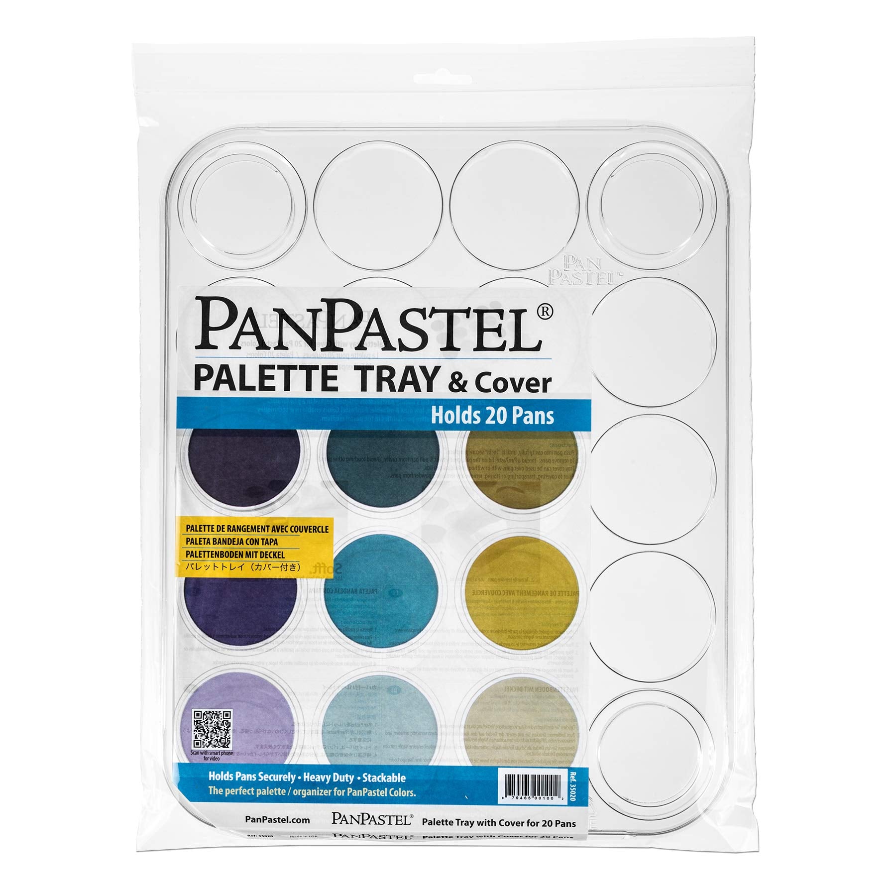 Armadillo Art & Craft PanPastel 20 Cavity Palette Tray