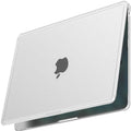 EooCoo Reinforced Corner Knight Case for MacBook Air 13 inch M5 M4 M3 M2, Snug Fit, Scratch Resistant Anti-Slip Matte Finish, Full Protective Laptop Cover 13.6 inch, Clear