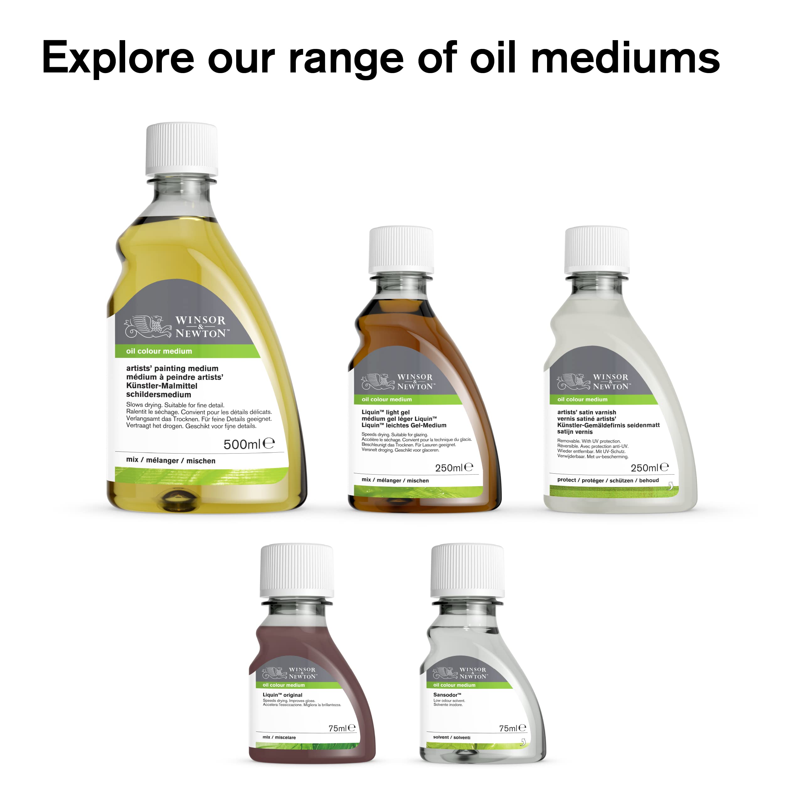 Reeves 250ml Winsor and Newton Oil Liquin Original
