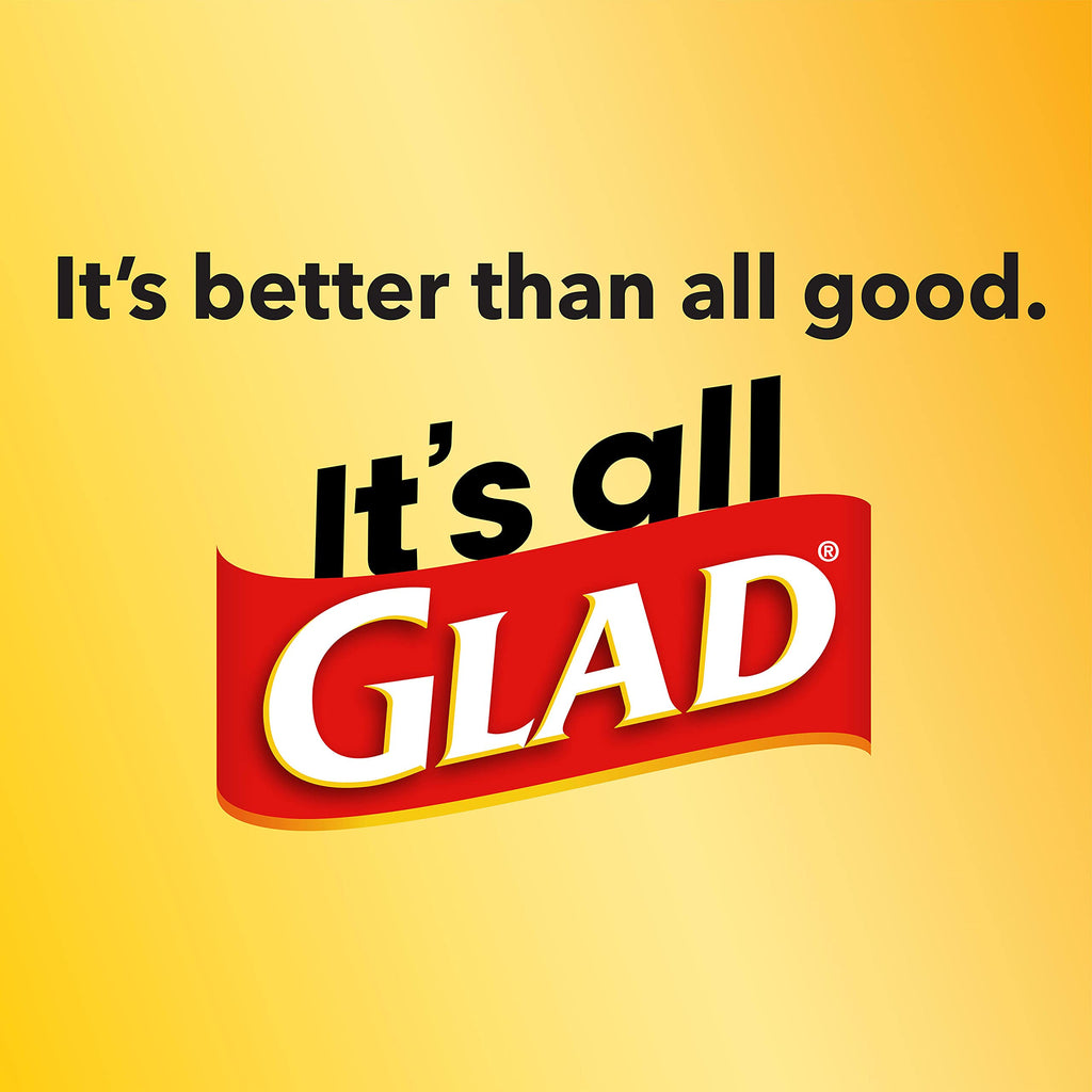 Glad Forceflex Odorshield Tall Kitchen Drawstring Trash Bags, Gain Original, 13 Gallon, 34 Count