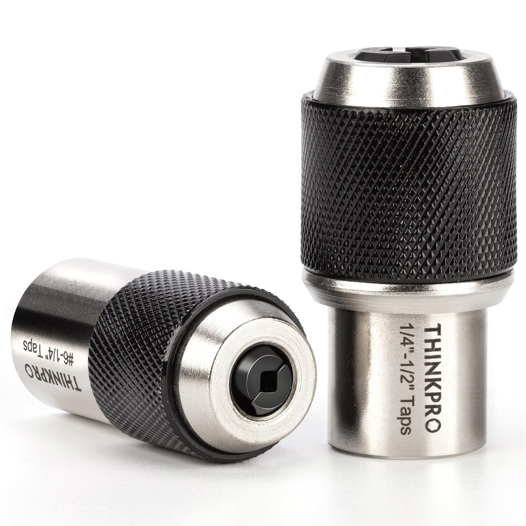 Thinkpro 2pcs Tap Socket Set,Extraction Tool with Adjustable Jaws,Suitable for Taps,Reamers,Screw Extractors