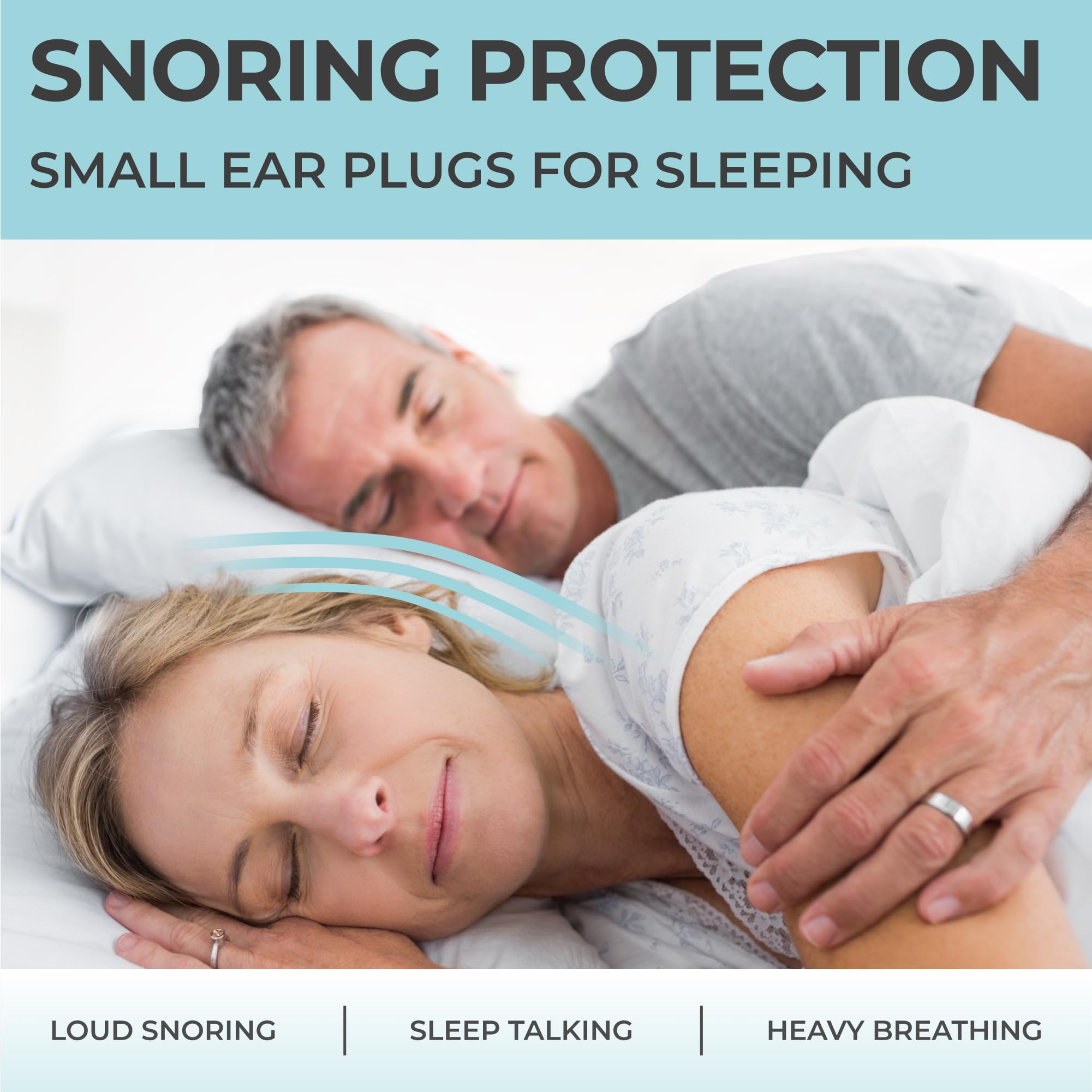 PQ Small Ear Plugs for Sleeping - 40 Soft Earplugs for Small Ear Canals, Ear Plugs for Sleeping Noise Cancelling Level 32 dB, Earplugs Sound Blocking Sleeping, Earplugs Sleep for Women and Men
