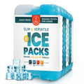 Ice Packs for Lunch Bags - Original Cool Pack | Slim & Long-Lasting Reusable Ice Pack for Lunch Box, Lunch Bag and Cooler | Freezer Packs for Coolers (Set of 6)