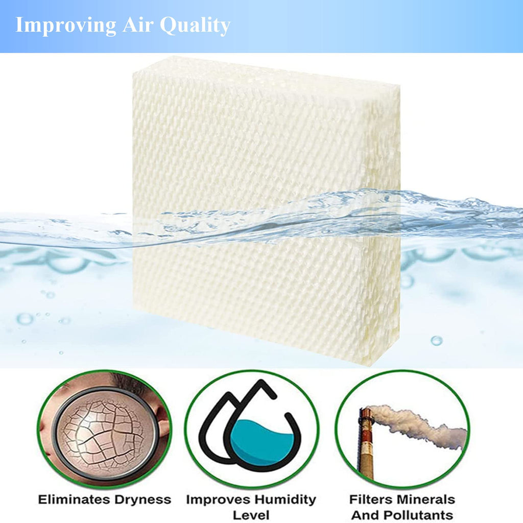 KeYiJia HFT600 Filter T Humidifier Wick Filter Compatible with Honeywell Tower HumidifierHEV615 HEV620 Replace Part HFT600T, HFT600PDQ Accessory (Pack of 5) (White)