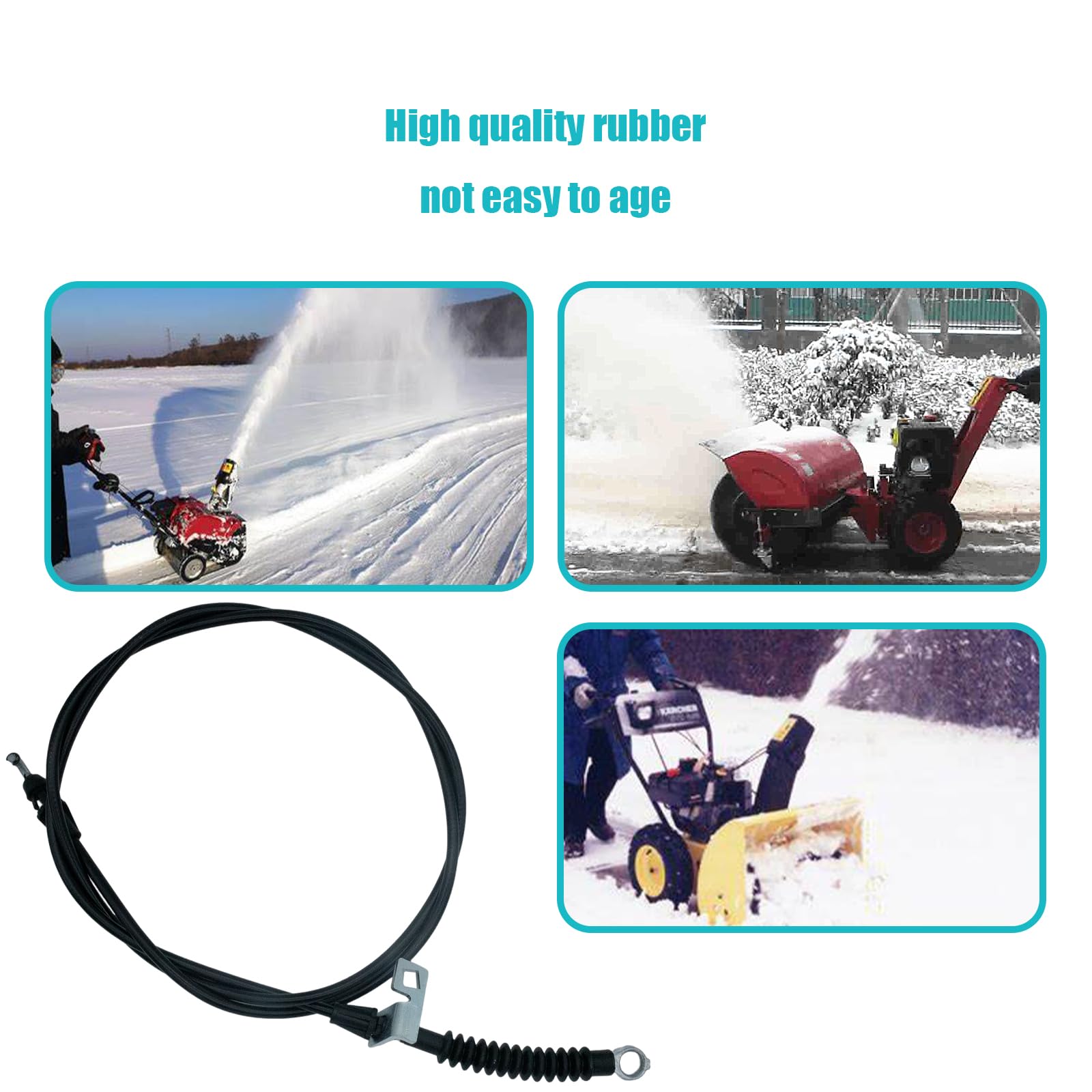 585271601 Deflector Cable Replacement for Husqvarna Poulan Jonsered Snowblowers 532420672, 532421164, 420672, 421164