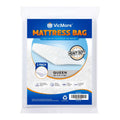 VICMORE 2-Pack 4 Mil Queen Mattress Bags for Moving & Storage, Heavy-Duty Plastic Covers, Dustproof & Tear-Resistant (60" x 100" x 14")