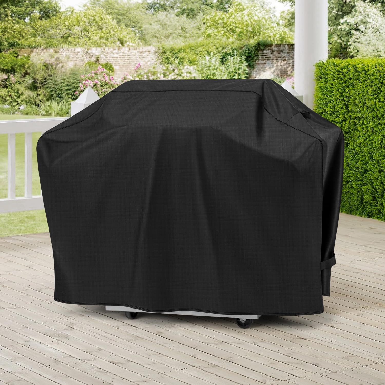 Unicook 60 Inch BBQ Cover for Outdoor Grill, Unique UV Resistant Waterproof Vinyl with Polyester Lining, Durable BBQ Grill Cover for Weber Char-Broil Nexgrill and More Grills, Basic Version