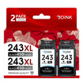 243XL Black Ink Cartridges High Yield Replacement for Canon PG-243 XL – Compatible with Pixma MG, TS, TR & MX Series Printers, MG2522 TS3122 TR4520 MX490, 2 Pack