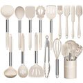 Stainless Steel Kitchen Cooking Utensil Set, Umite Chef 15 pcs Cooking Utensils - Nonstick Kitchen Utensils Cookware Set Spatula Set -Kitchen Gadgets Utensils Set, Kitchen Tools Gift