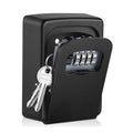 Key Lock Box for Outside - Sturdy and Durable Lock Box for House Key,5 Key Capacity Lockbox for Keys Outdoor,Waterproof Emergency Spare Key Lockbox with Resettable Code for Home,Garage,Airbnb
