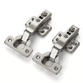 Ravinte 10 Pack 5 Pairs European Kitchen Cabinet Hinges Soft Close Full Overlay Cabinet Door Hinges Heavy-Duty Frameless Adjustable Concealed Cabinet Cup Hinge