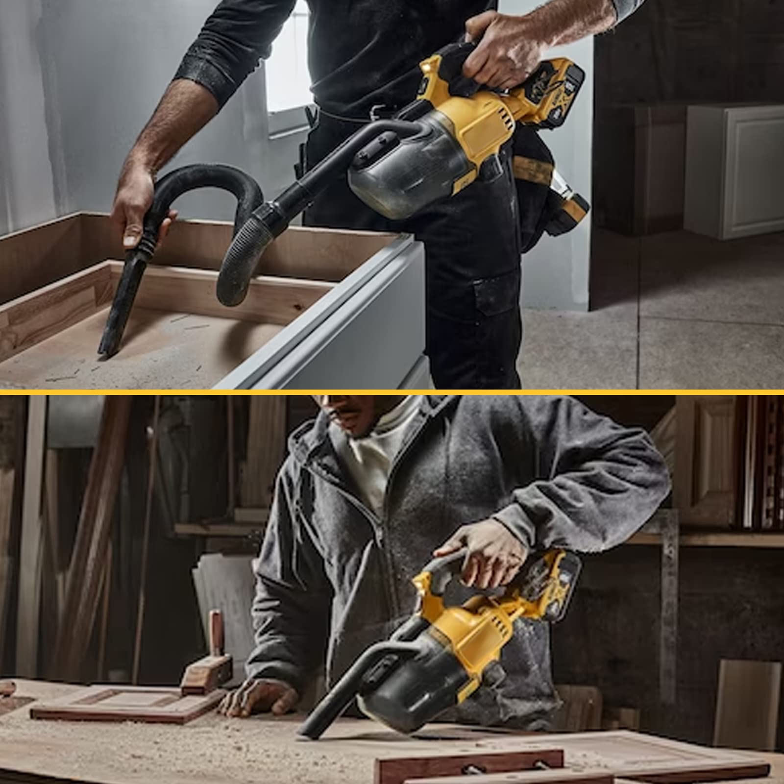 DCV501HB Vacuum Filters for DEWALT DCV501HB 20V Cordless Handheld Vacuum - Compared to Part # DCV5011H - Washable and Reusable - 4 Pack