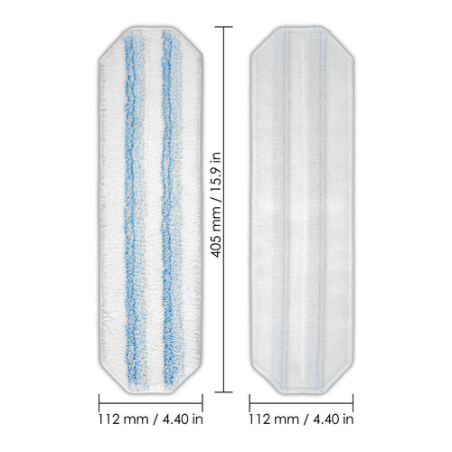 (5 Pack) H2prO Replacement Mop Pads Compatible with Vileda H2prO Mop, Microfiber Mop Head, Washable Mop Cloths, Mopping Pad, H2 Pro Mop Pad Refill Accessories