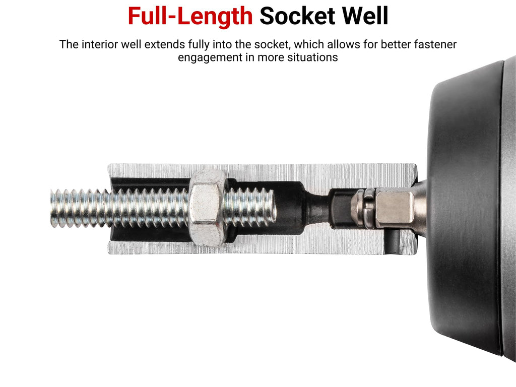 TEKTON 1/2 Inch Drive x 1-3/16 Inch Deep 6-Point Impact Socket | SID23030