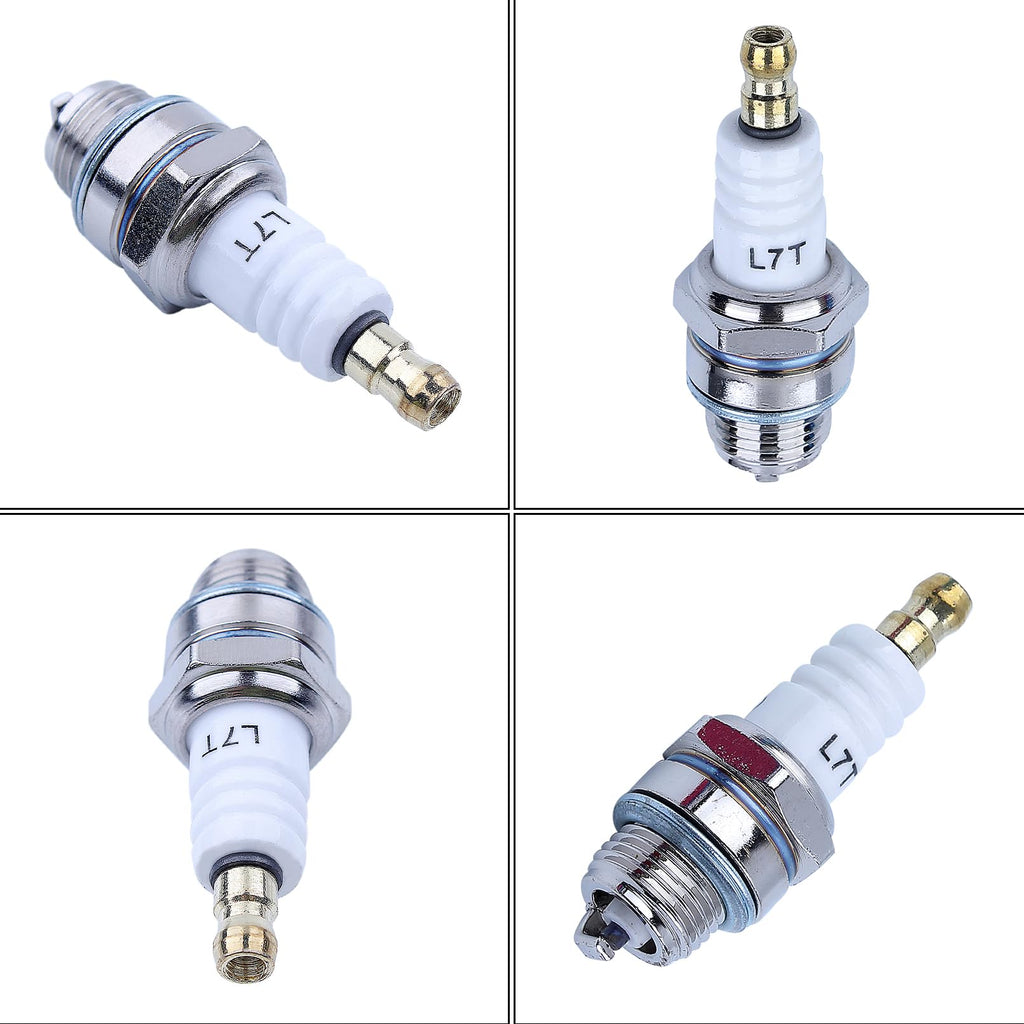 L7T Spark Plug for NGK BPMR7A - 10 Pack Sparkplugs for Champion CJ8 RCJ6Y RCJ7Y & More 2-Stroke Engine, Adofol Spark Plugs for Stihl 017 018 MS170 MS180 MS290 MS310 MS390 029 039 Chainsaw