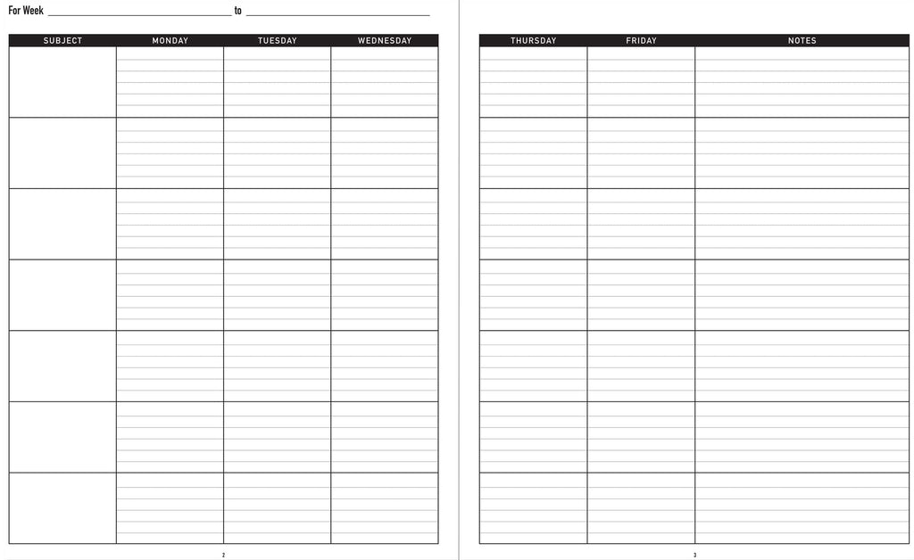Teacher's Planner (Lesson Planner)