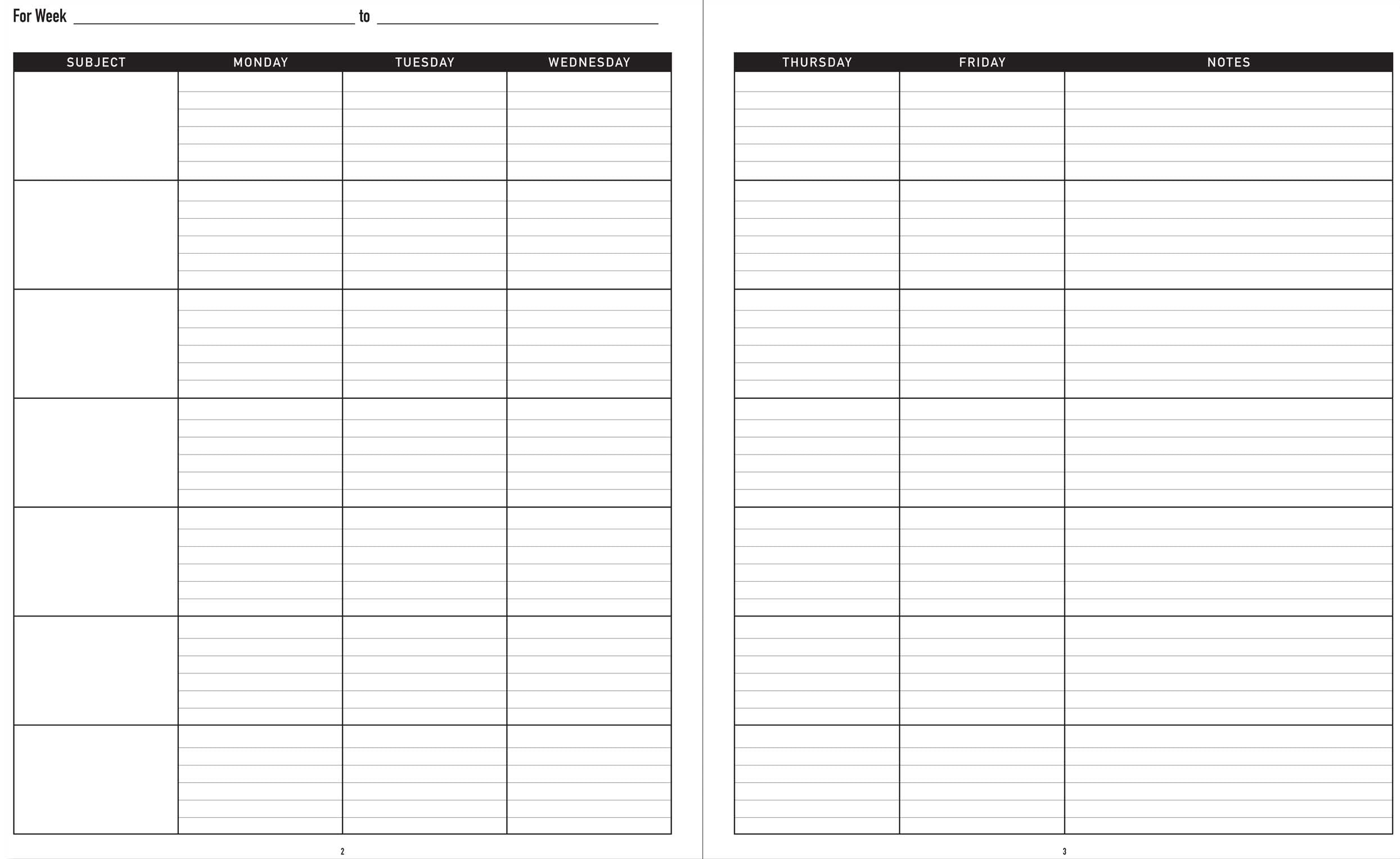 Teacher's Planner (Lesson Planner)