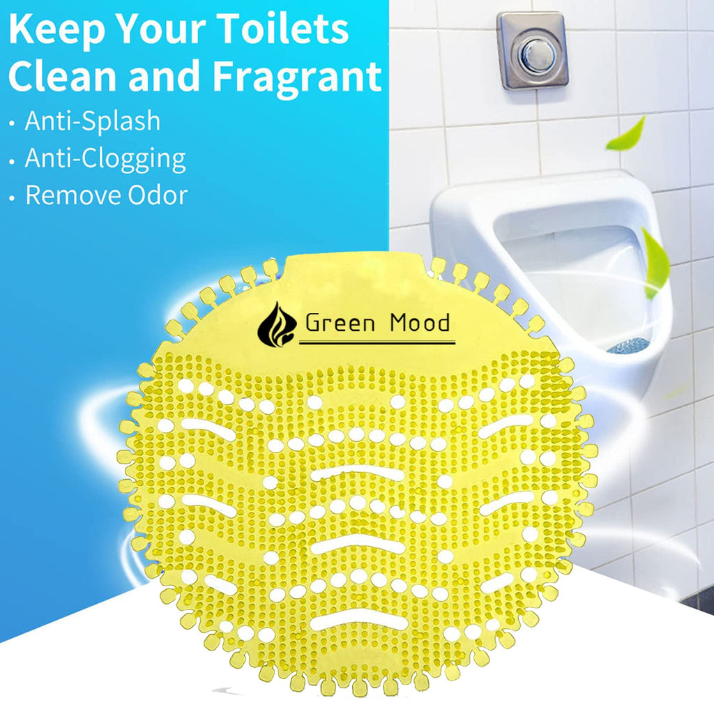 10 Pack Urinal Screen Deodorizer scented, Lasting Odor Freshener Urinal Pucks Anti-Splash Anti-Clogging Urinal Cake –Ideal for Bathrooms, Restrooms, Office, Restaurants, Schools