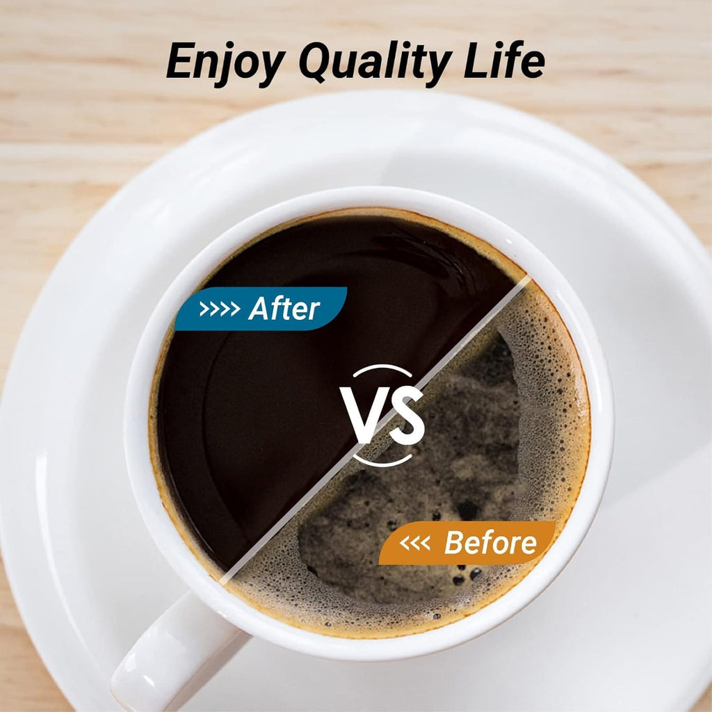 Coffee Water Filter Compatible with Philips Saeco AquaClean CA6903/10/00/01/22/47,Espresso Replacement Filters (4 Pack)