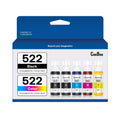 CEEBOO Compatible Ink Bottle Replacement for Epson 522 (Not Sublimation Ink), Use for ET-2400, 2720, 2800, 2803, 2840, 4700, 4800, 4810 Printer, 2 Black,Cyan,Magenta,Yellow, 5 Bottles