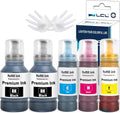LCL Compatible Ink Refill Bottles Replacement for 502 T502 Ink Compatible with ET2760 ET-4760 ET2750 ET-3760 ET-2850 ET-15000 ST-4000 ST-2000 ET-3710 ET-3850 ET-3750 ET-4850 ET-3830 ET4750 (2KCMY)