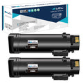 LCL Compatible Toner Cartridge for Xerox WorkCentre 6515 Phaser 6510 106R03480 106R03476 5500PAGES (2-PK,Black)for Xerox WorkCentre 6515 6515DN 6515DNI 6515DNM 6515N Phaser 6510 6510DN 6510DNI 6510DNM