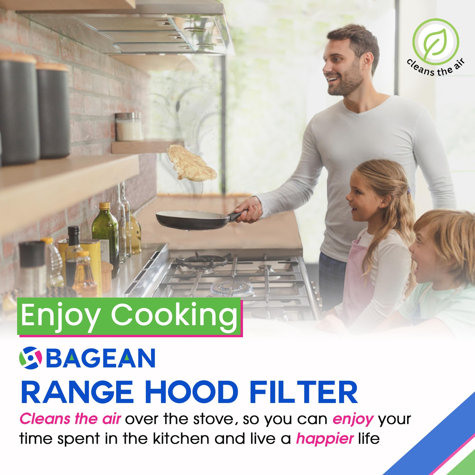 Stove Hood Vent Filter 10.5" x 8.8" 41F 97007696 Fit's Nutone & Broan Range Hood Filter Replacement for Ductless Exhaust Fan - Mesh Screen Filters Grease & Carbon Freshens Kitchen Oven Air (2-Pack)
