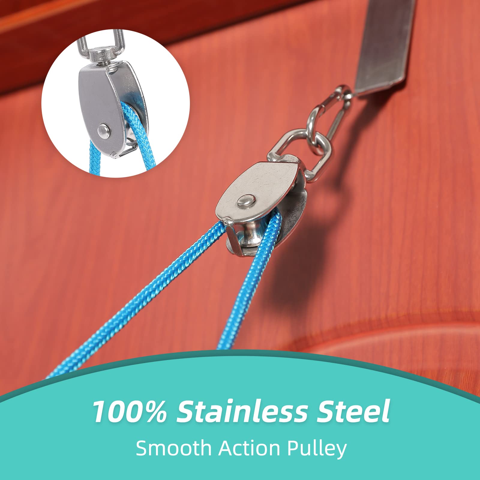 Fanwer Shoulder Pulley - Exercise Pulleys for Shoulder Rehab Over Door & Physical Therapy