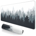 Atufsuat Extended Large Mouse Pad, XXL Gaming Mousepad 31.5 x 15.7 Inch, Big Computer Keyboard Desk Pad, Waterproof Mouse Mat with Stitched Edges and Non-Slip Base for Office Gaming, Ink Forest