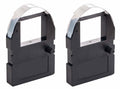 (2 Pack) Ribbon Cartridge for Pyramid 3500, 3700, 4000 Time Clocks, Black Ink, 4000R Compatible Replacement