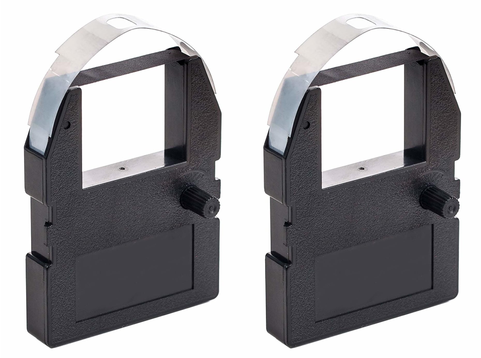 (2 Pack) Ribbon Cartridge for Pyramid 3500, 3700, 4000 Time Clocks, Black Ink, 4000R Compatible Replacement