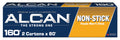 ALCAN Aluminum Foil Non-Stick Baking, 12 Inches x 80 Feet 2-count (Pack of 2), Silver
