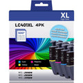 LC401XL Ink Cartridges Replacement for Brother LC401XL LC401 XL Ink Cartridges use with Brother MFC-J1170DW J1010DW J1012DW Ink (Black Cyan Magenta Yellow 4 Pack)
