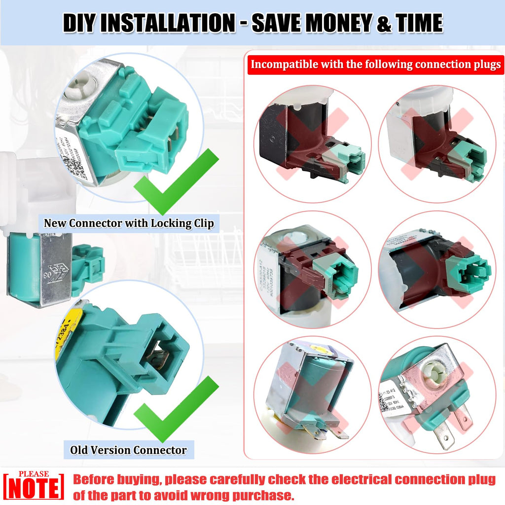 622058 00622058 Dishwasher Water Inlet Valve - Dishwasher Water Valve Replacement Parts AP4927070 PS3491417 33299010