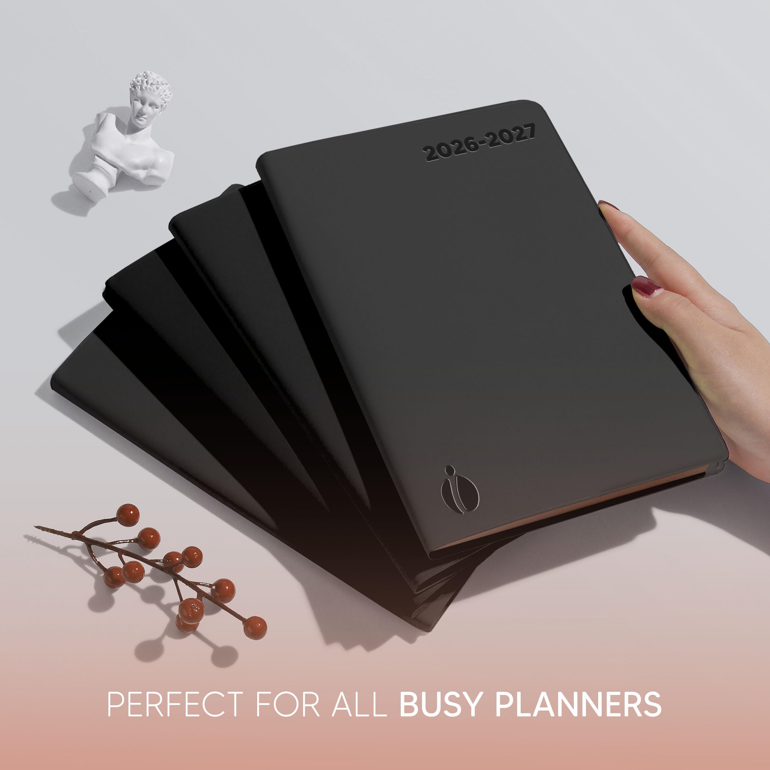 Academic Planner 2026-2027 - Rose Gold Edition, Weekly Planner and Monthly Planner – Hourly Appointment Book – Softcover Calendar, Simple Design for Productivity, June 2026 - July 2027 – 8.5 x 11