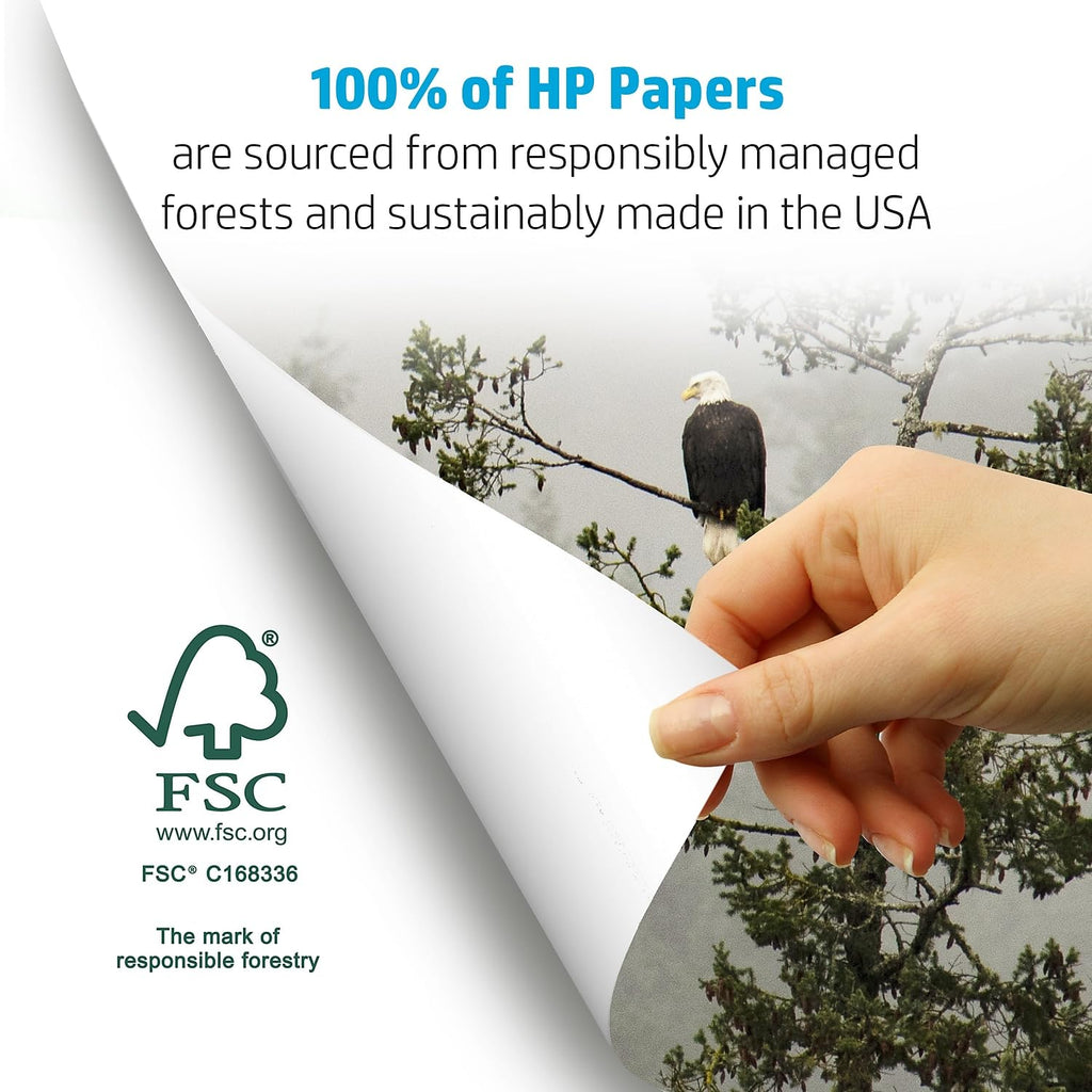 hp Printer Paper | 8.5 x 14 Paper | Office 20 lb | 1 Ream - 500 Sheets | 92 Bright | Made in USA - FSC Certified | 001422R
